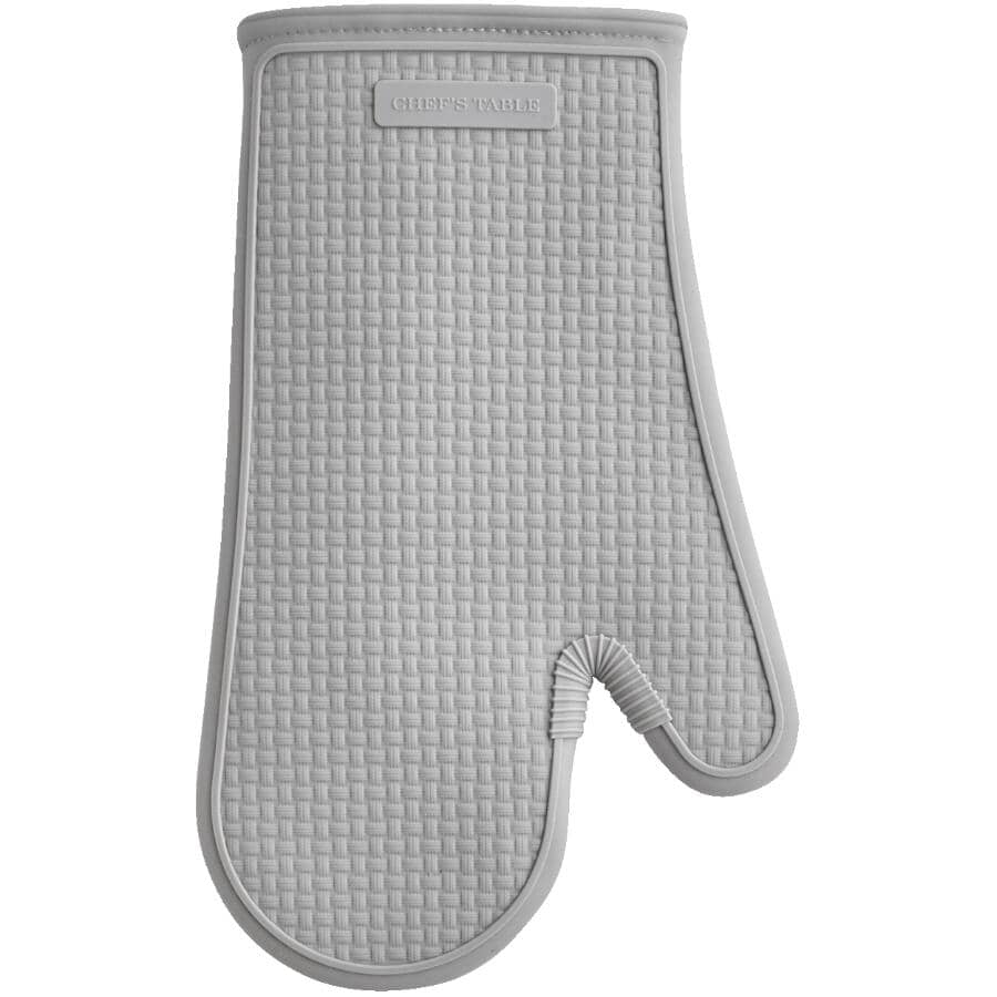 Silicone Oven Mitt - Grey