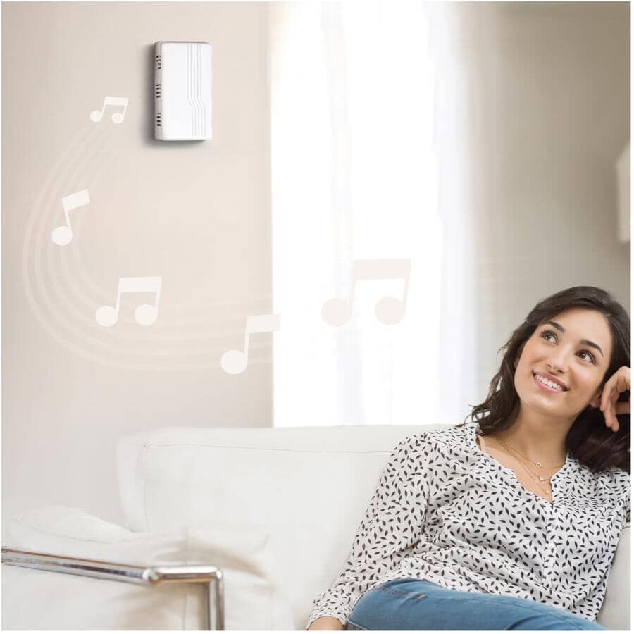 Wired Doorbell Chime - White