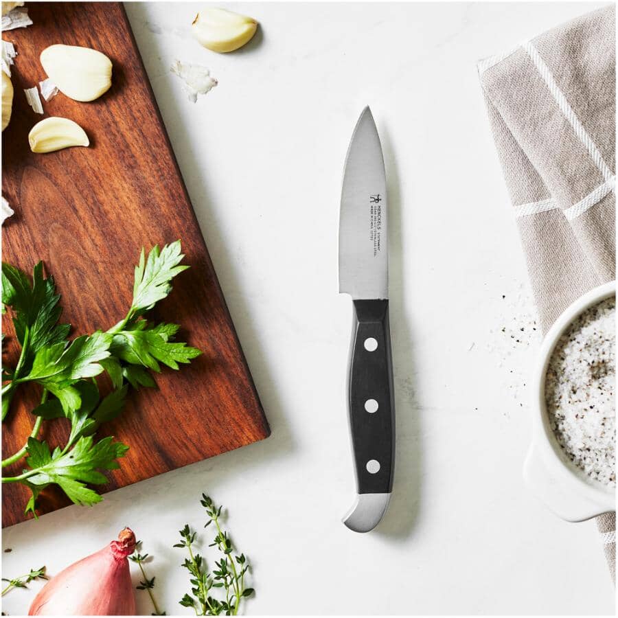 Statement Self-Sharpening Kitchen Knife Set with Block - 7 Pieces