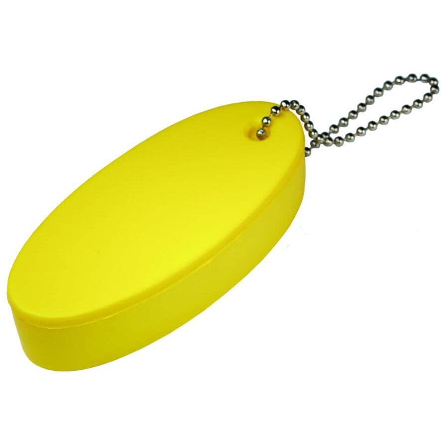 Foam Floatable Key Ring - Yellow