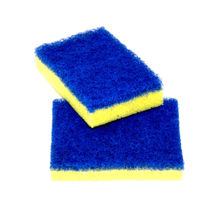 2 Pack 4" x 3" x 1" Gentle Scrub Sponges