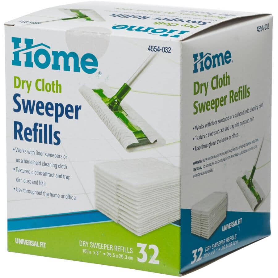 32 Pack Dry Dust Cloth Refills