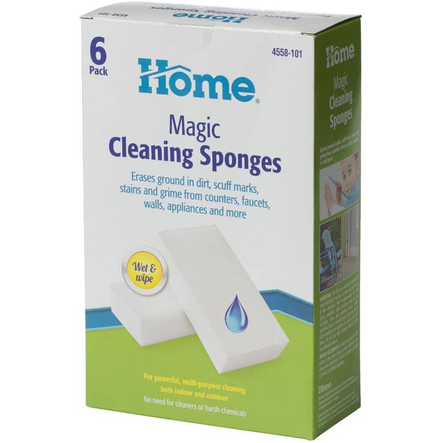 6 Pack Magic Cleaning Eraser Sponges