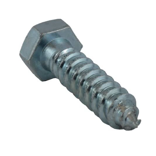 1/2" x 2" Zinc Plated Hex Lag Screw