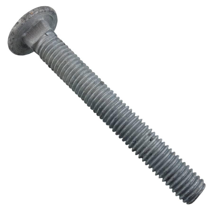 1/2" x 4" Galvanized Coarse Carriage Bolt