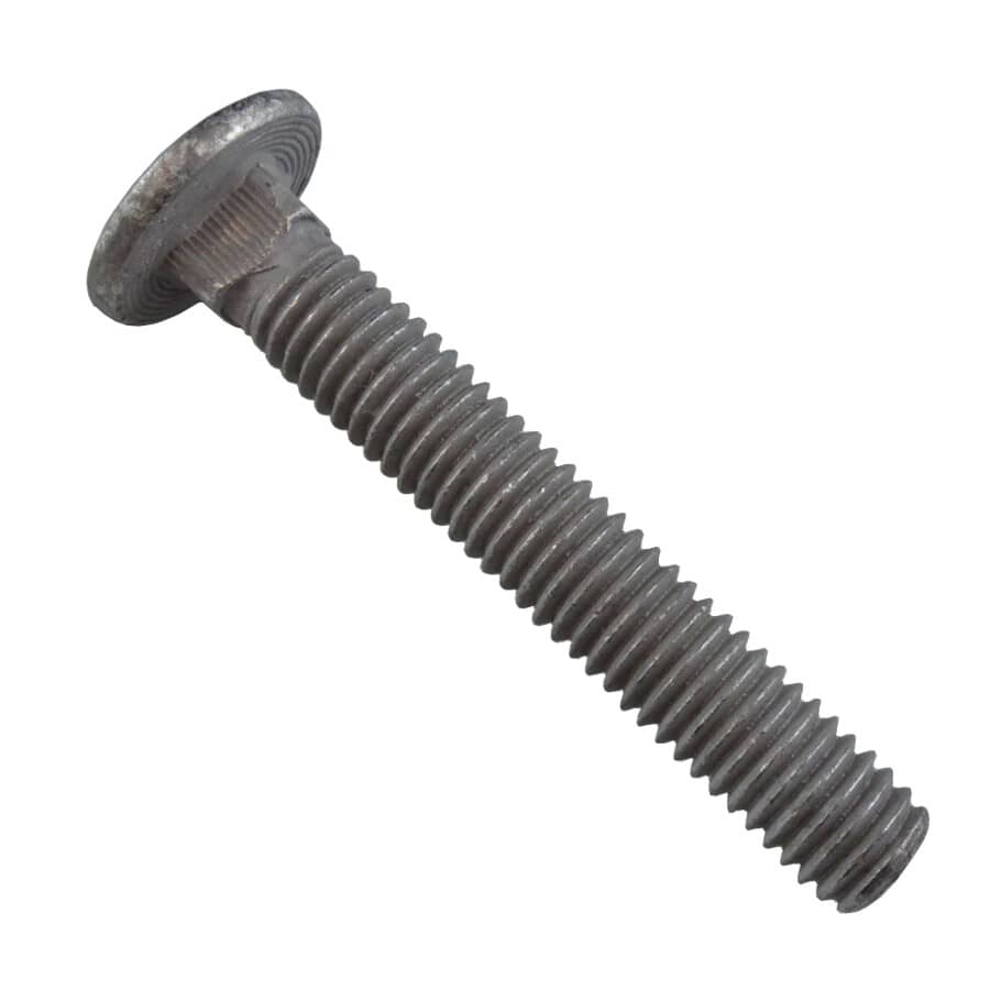 3/8" x 2-1/2" Galvanized Coarse Carriage Bolt