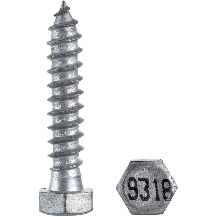 3/8" x 2" Galvanized Hex Lag Screw
