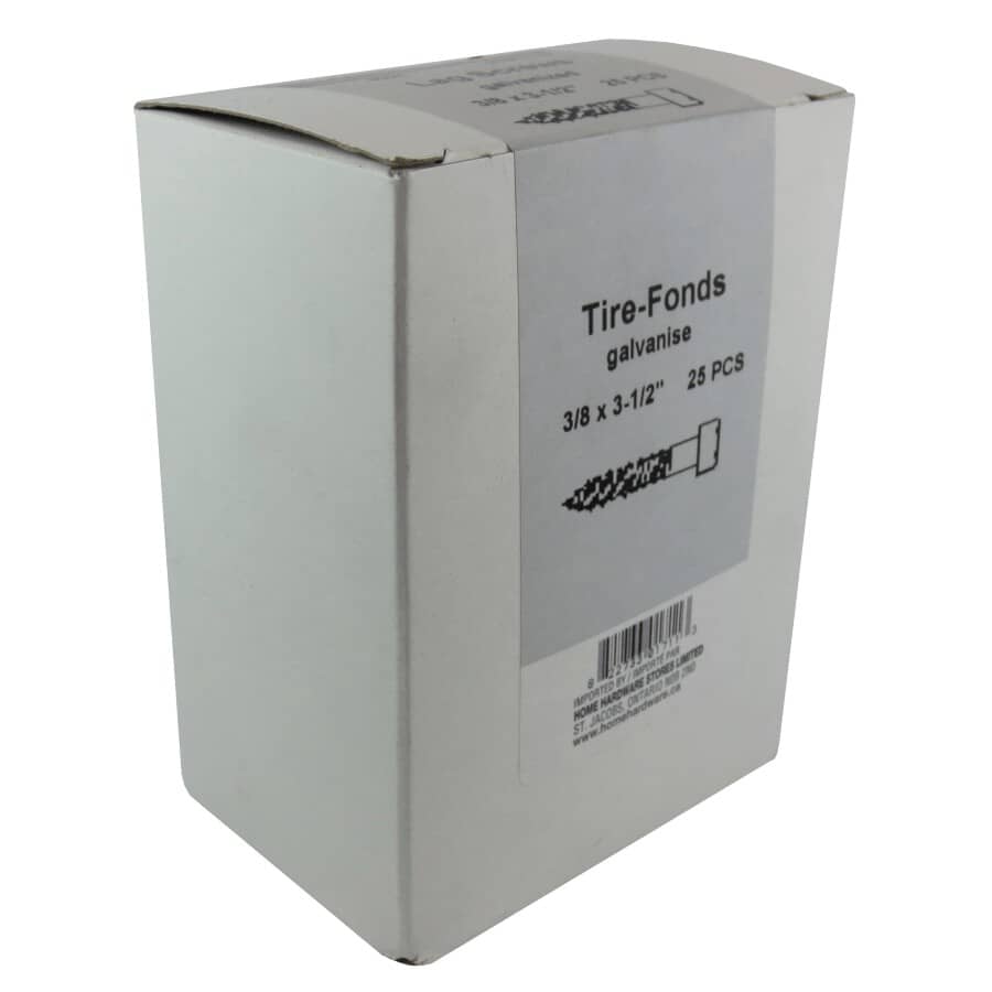 3/8" x 3-1/2" Galvanized Hex Lag Screw