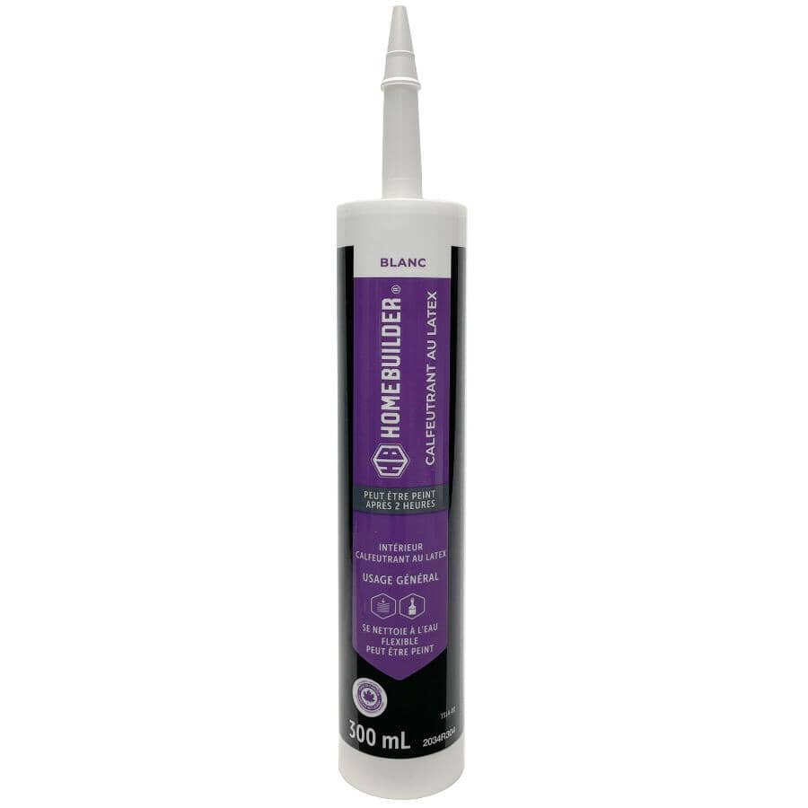All-Purpose Latex Caulking - White, 300 ml