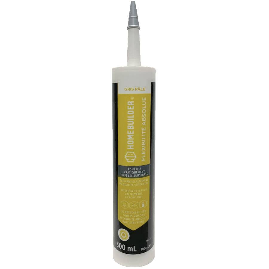 Total Stretch Acrylic Caulking - Light Grey, 300 ml