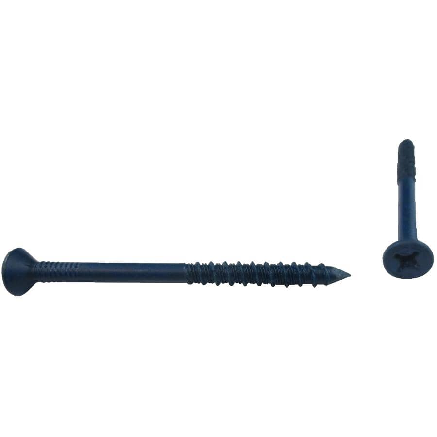 1/4" x 3-1/4" Star Concrete Screws with Bit - 10 Pack