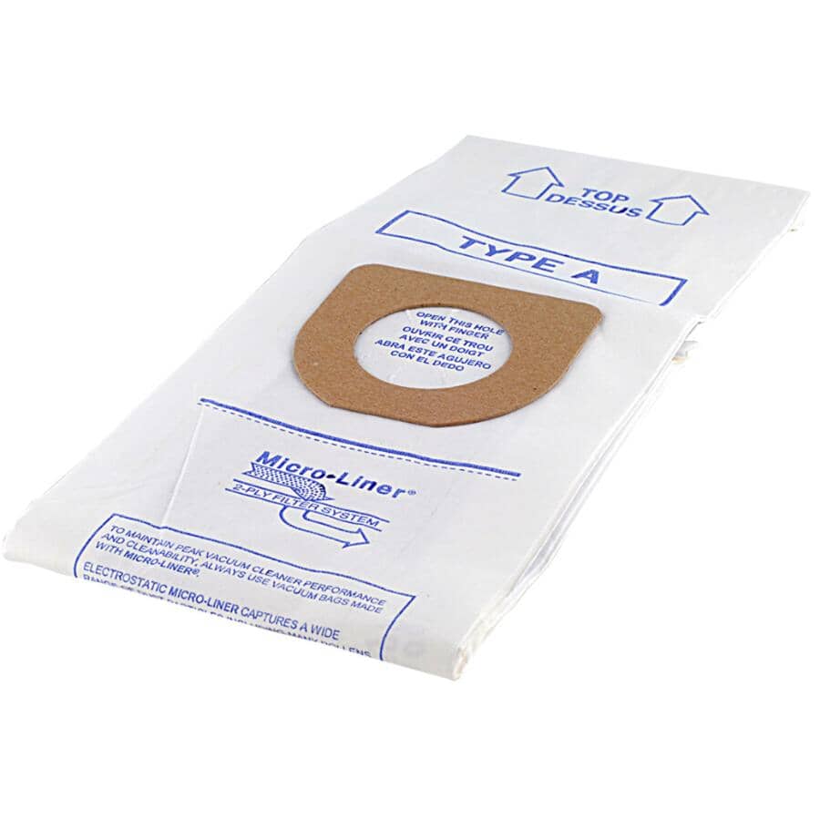 Type A Hoover Vacuum Cleaner Bag - Microfiltration, 3 Pack