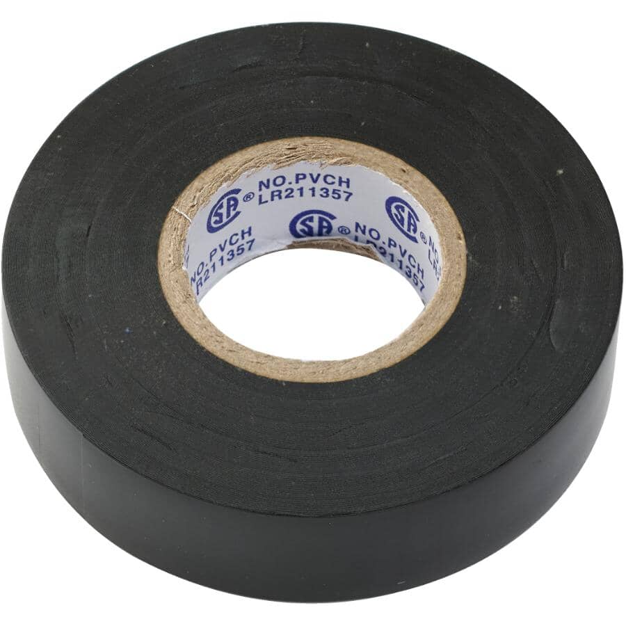 Electrical Tape - 7.5 mil x 3/4" x 60', 10 Pack
