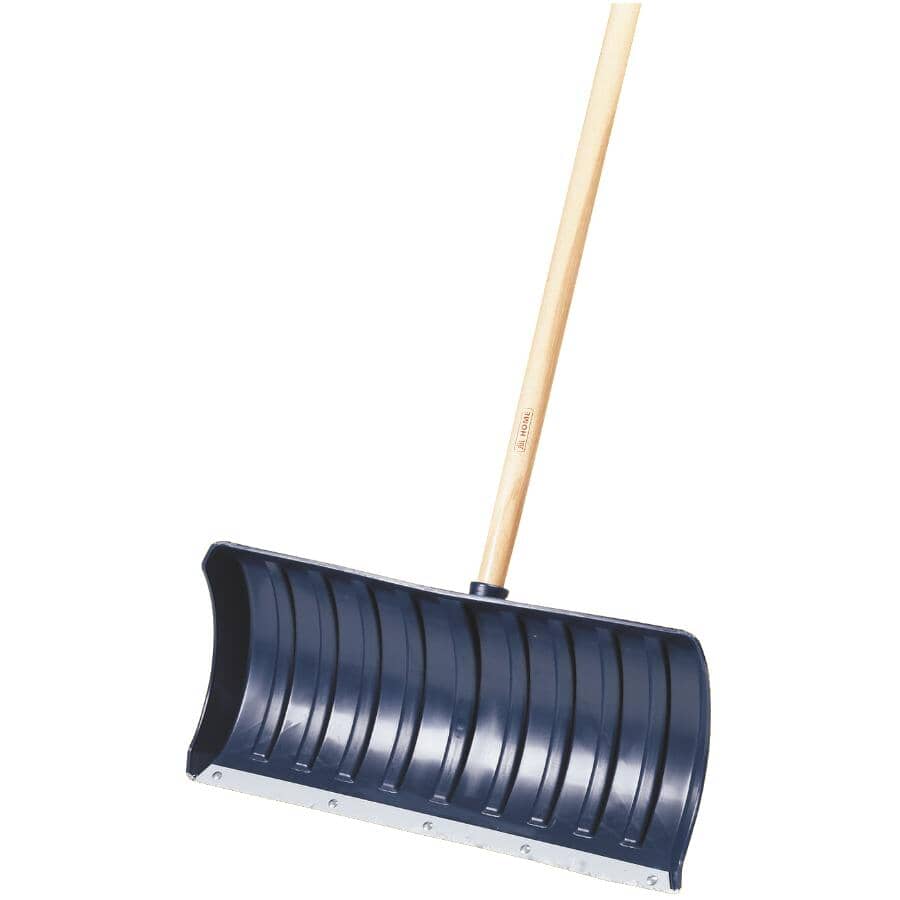 24" Poly Blade with Metal Edge Snow Pusher