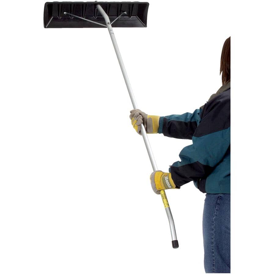 26" Blade 16' Handle Poly Roof Rake