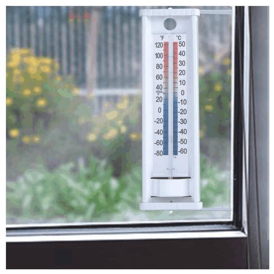 9" Aluminum Window Thermometer