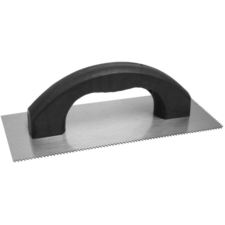 9" x 4" V-Notch Trowel