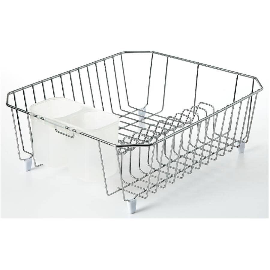 Dish Drainer - Chrome, 12.4" x 13.8"