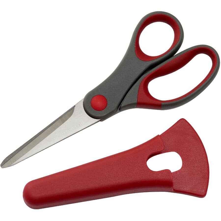 Multi-Purpose Scissors with Sheath - 8"