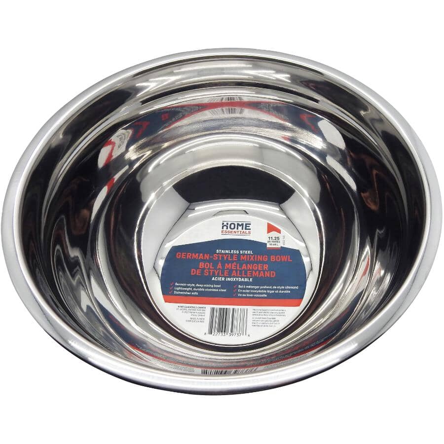 Stainless Steel Deep Mixing Bowl - 12 Qt