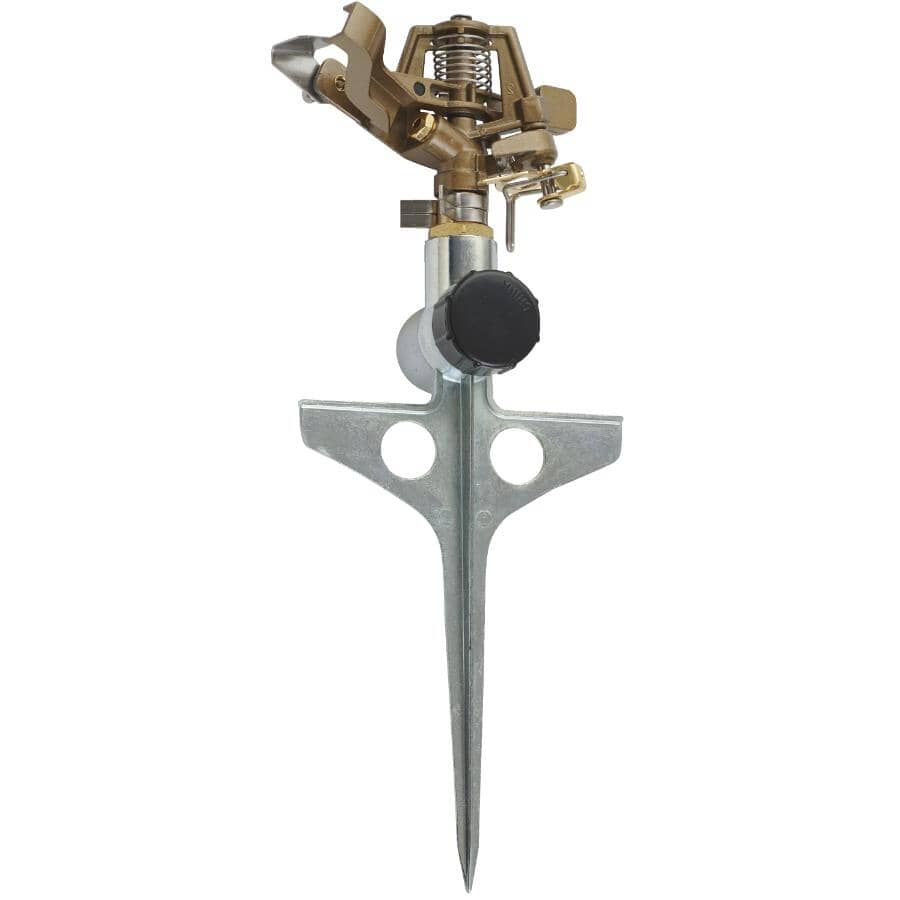 Impulse Lawn Sprinkler, with Step Spike