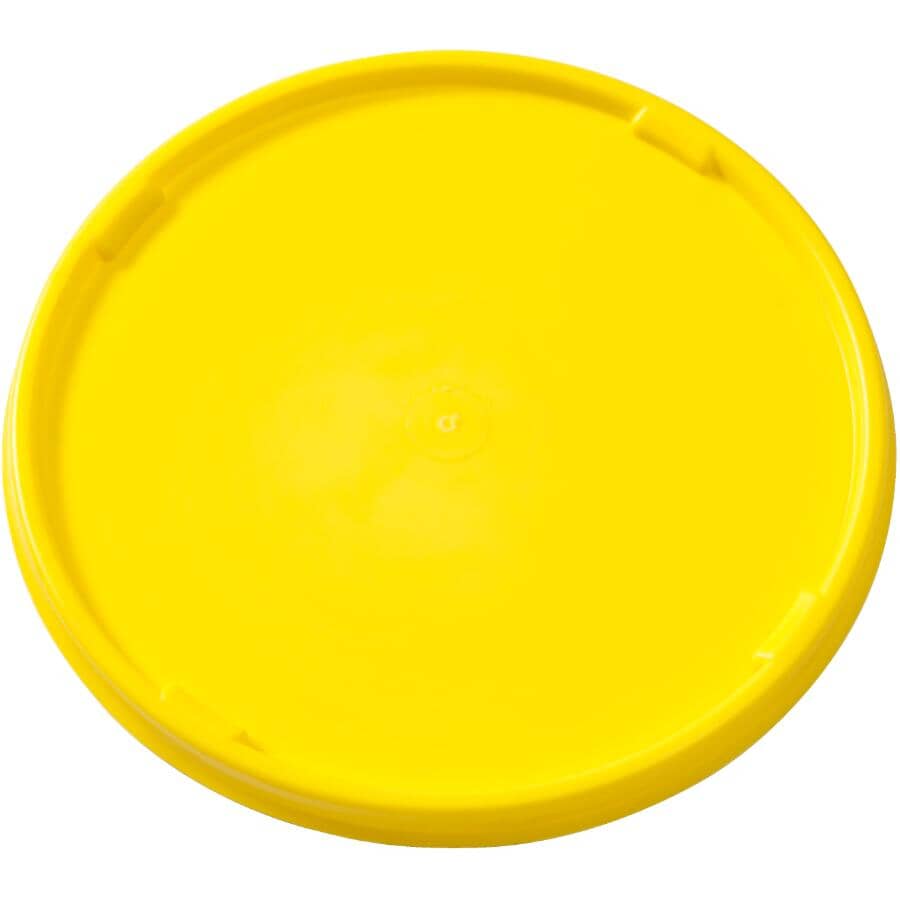10.5 L Snap-On Pail Lid - Yellow