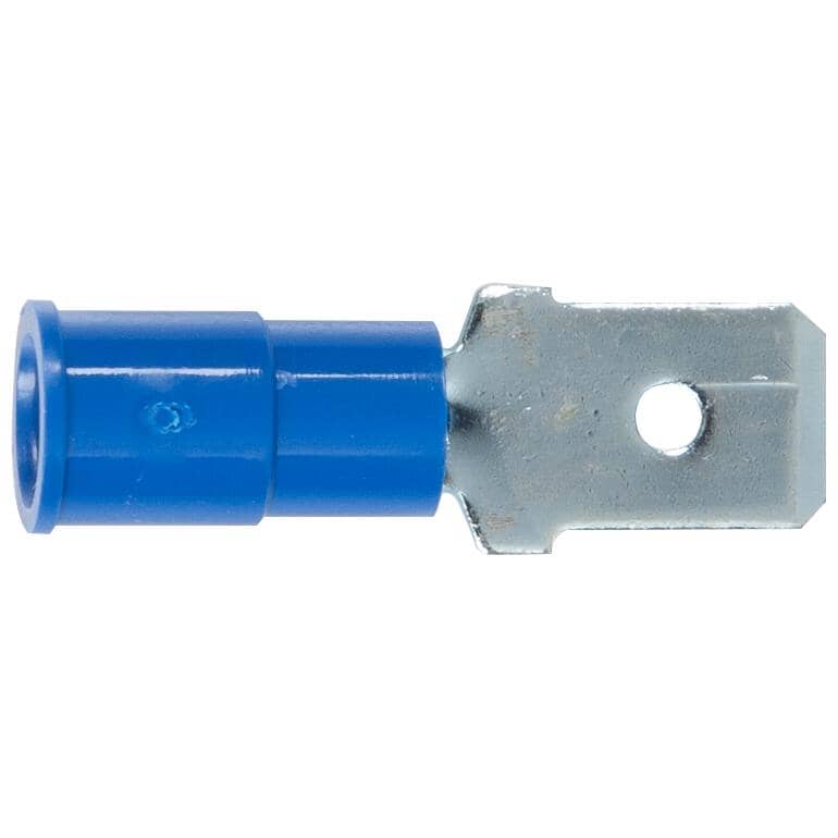 6 Pack 16-14 Insulated Male Tab Terminals