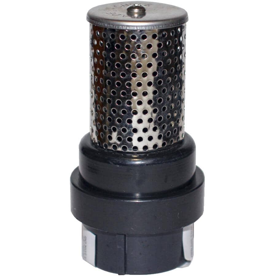 1-1/4" Foot Valve - ABS & Stainless Steel