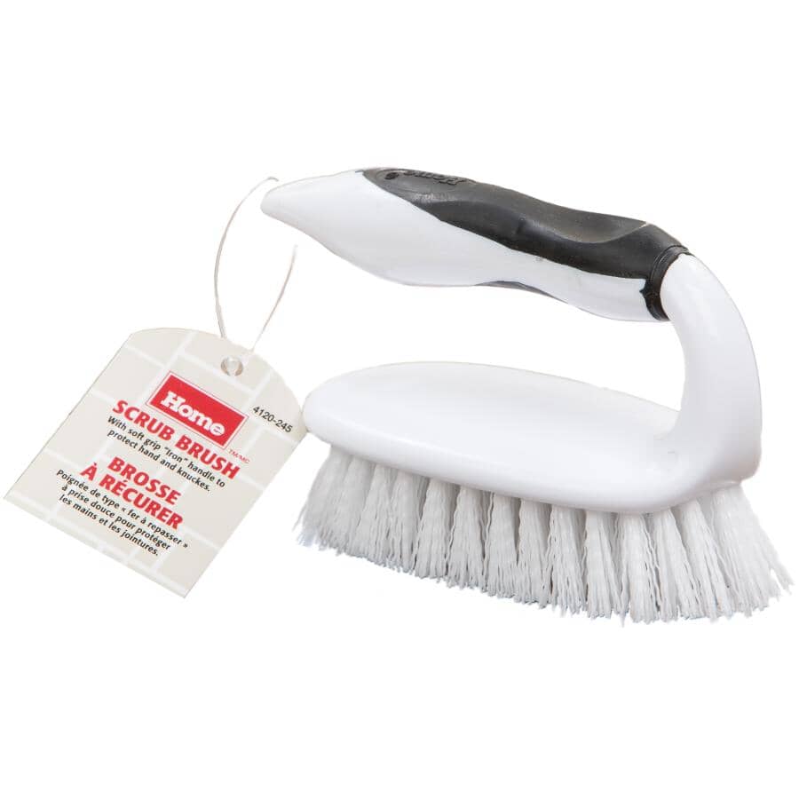 Soft Grip Iron Scrub Brush