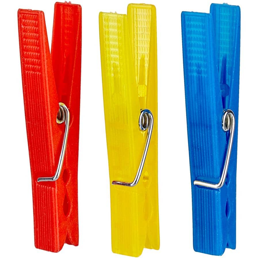 Poly Clothespins - 50 Pack