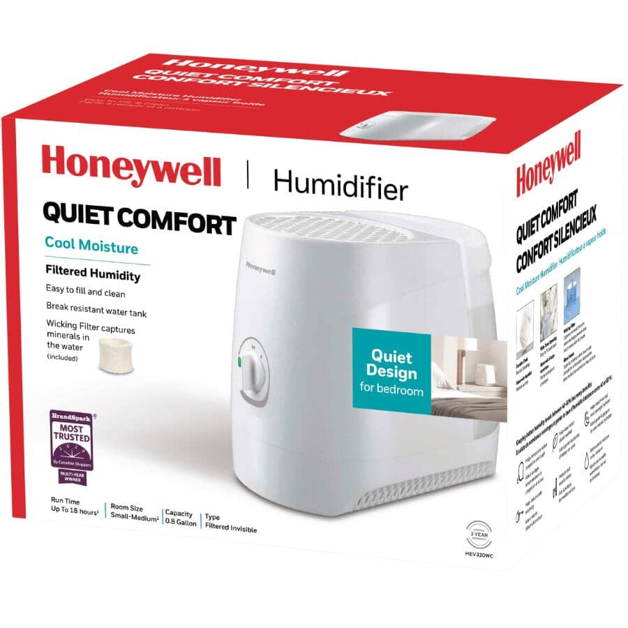 QuietComfort Cool Moisture Humidifier - White, 0.8 Gal