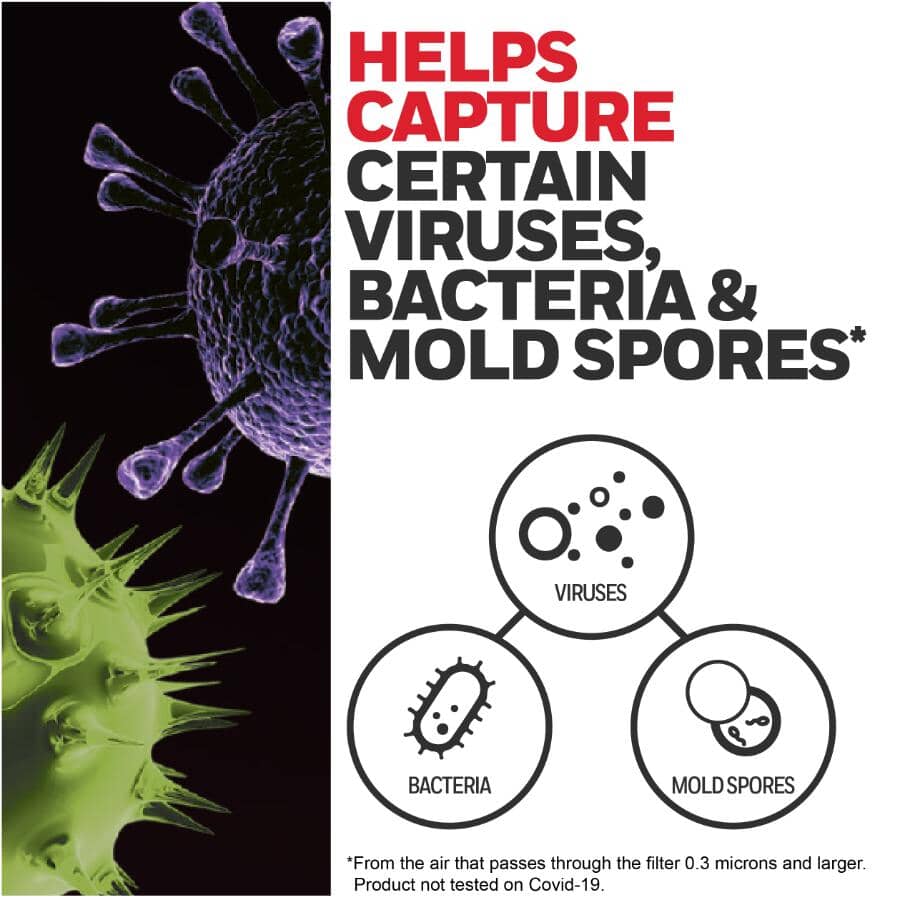 True HEPA Compact Tower Air Purifier with Allergen Remover - 100 sq. ft., Black