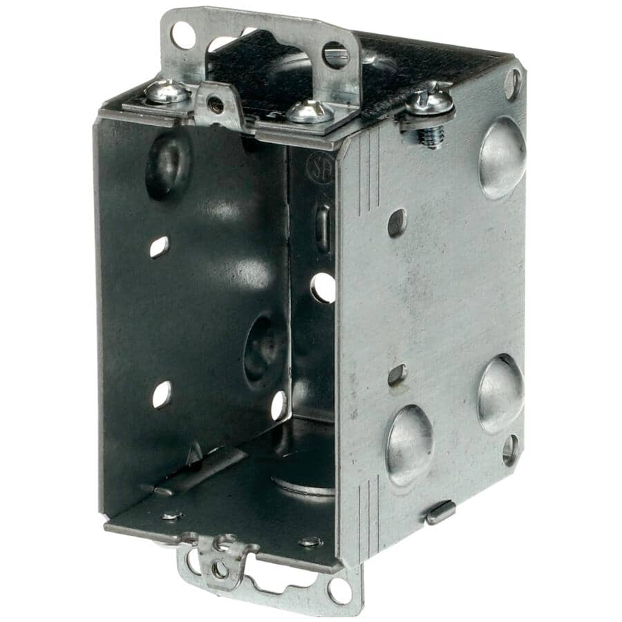 2-1/2" Gangable Switch Box with Reverse Mounting Ears