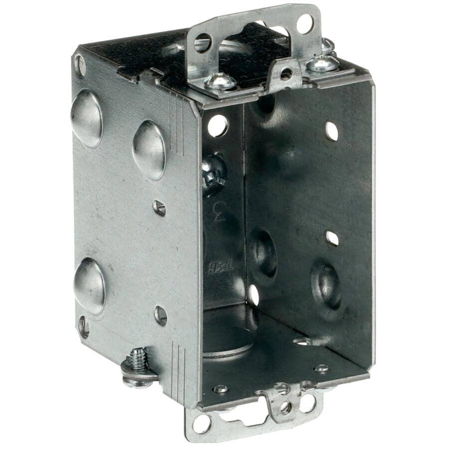 2-1/2" Gangable Switch Box with Reverse Mounting Ears