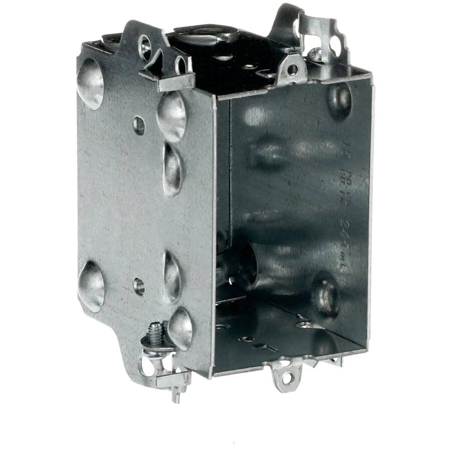 3" Gangable Device Box with Extended Sides for External Nailing