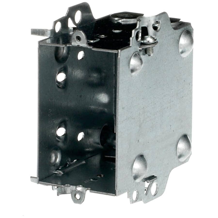 3" Gangable Device Boxes - with Extended Sides for External Nailing, 4 Pack