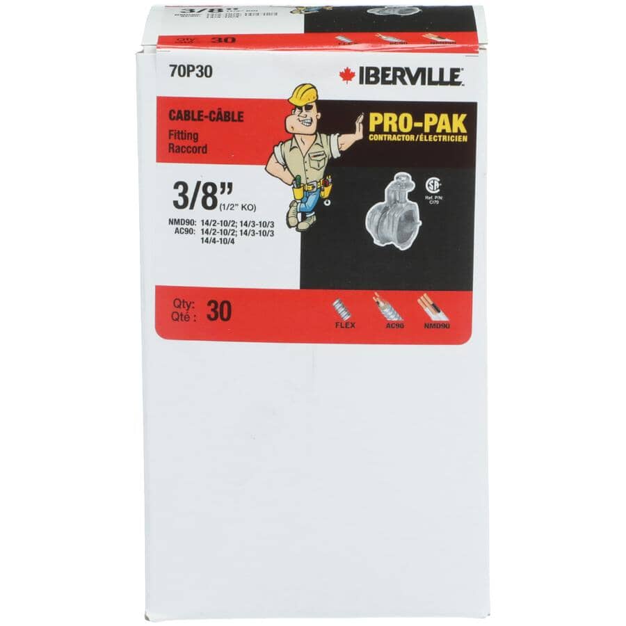 30 Pack 3/8" Saddle Connectors