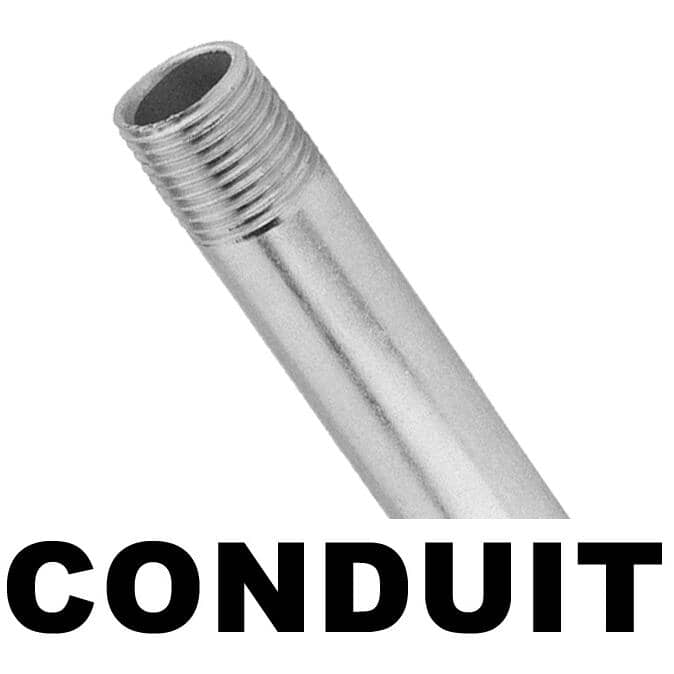4 Pack 1-1/2" Steel Locknuts