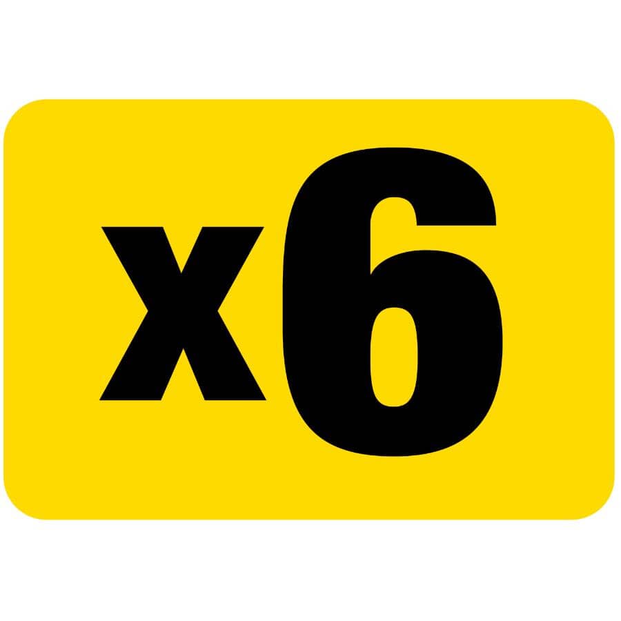 6 Pack 2-1/2" Non-Gangable Switch Box