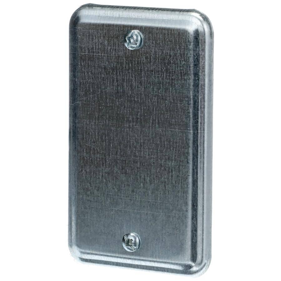 Blank Utility Box Receptacle Cover - 2.6" wide