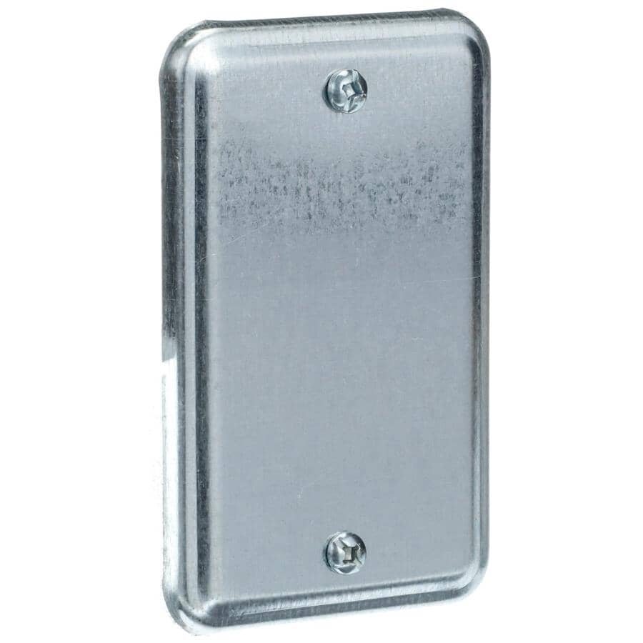 Blank Utility Box Receptacle Cover - 2.6" wide