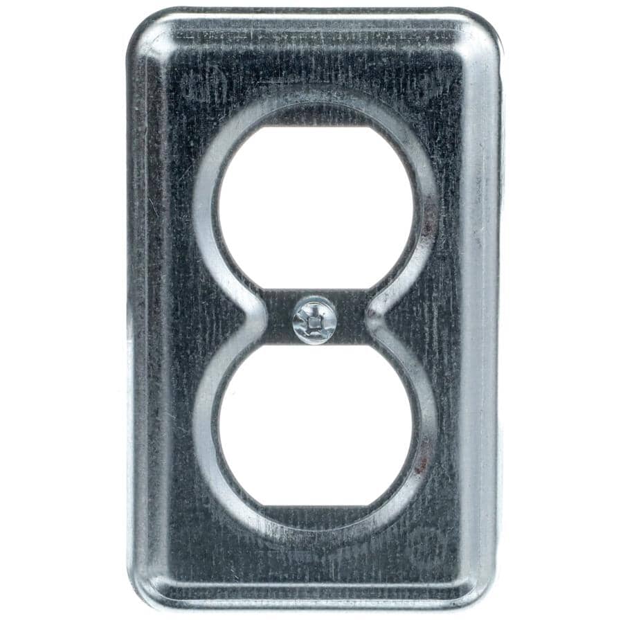 Duplex Utility Box Receptacle Plate