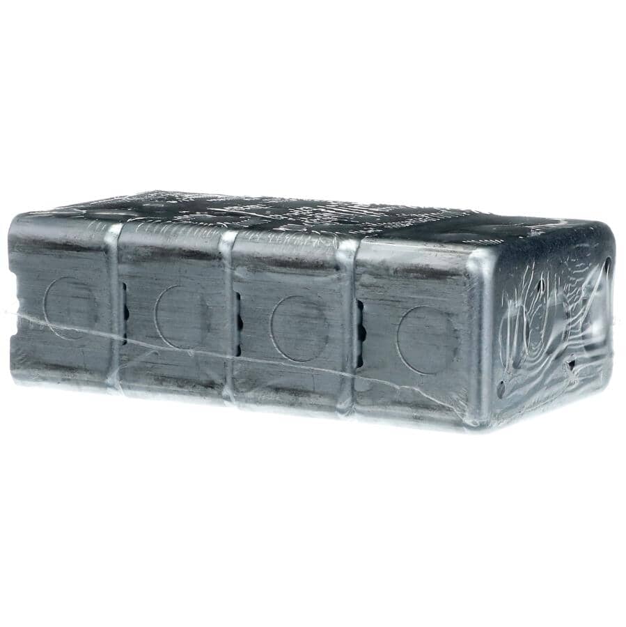 Standard Electrical Utility Boxes - with Conduit Knockouts, 4 Pack