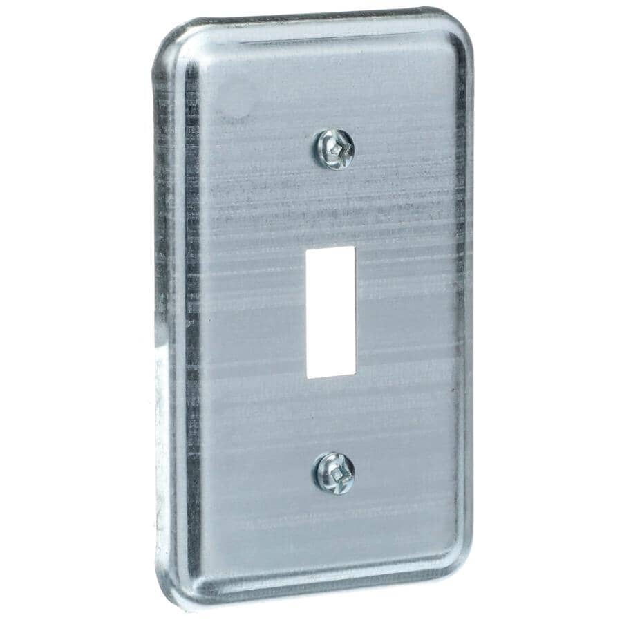 Utility Box Toggle Switch Plate - 2.6" wide