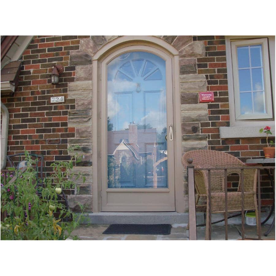 Screen Door / Storm Door Handle Set - Satin Silver