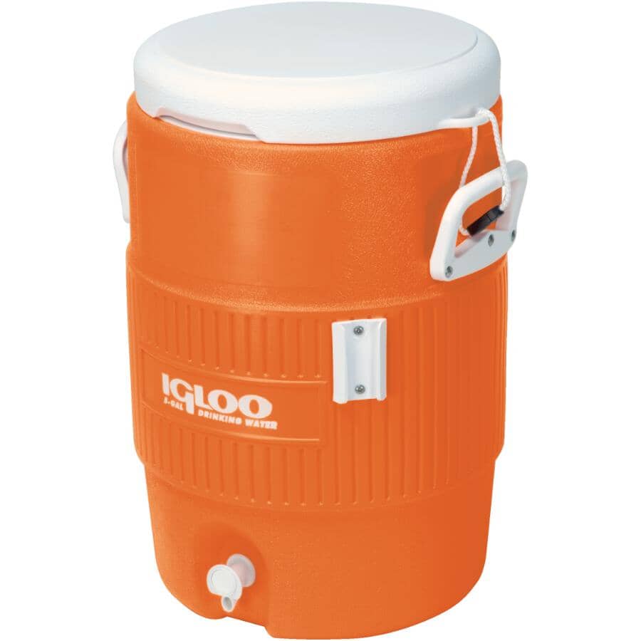 5 Gallon Orange Seat Top Jug