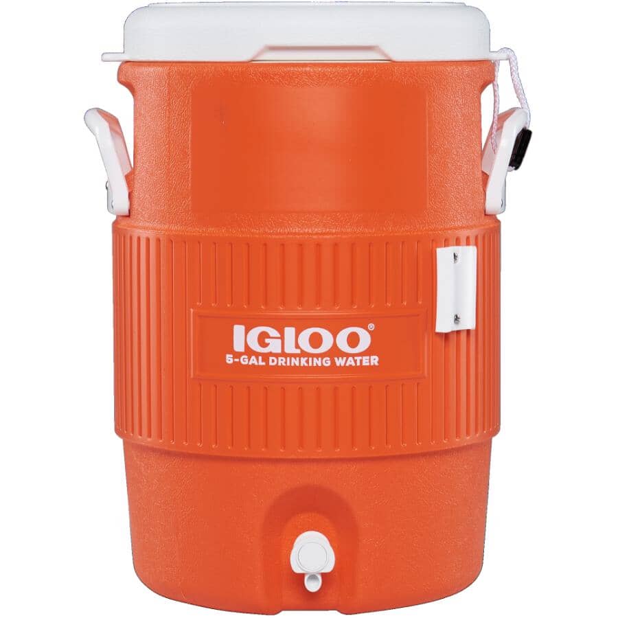 5 Gallon Orange Seat Top Jug