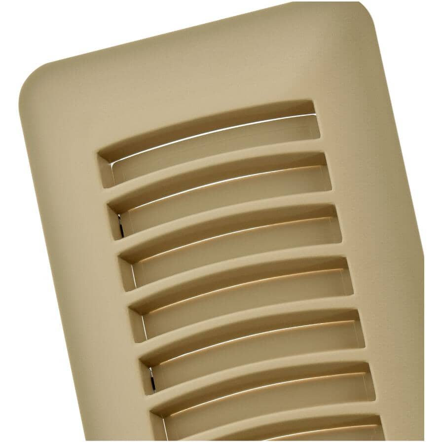 3" x 10" Taupe Poly Floor Register