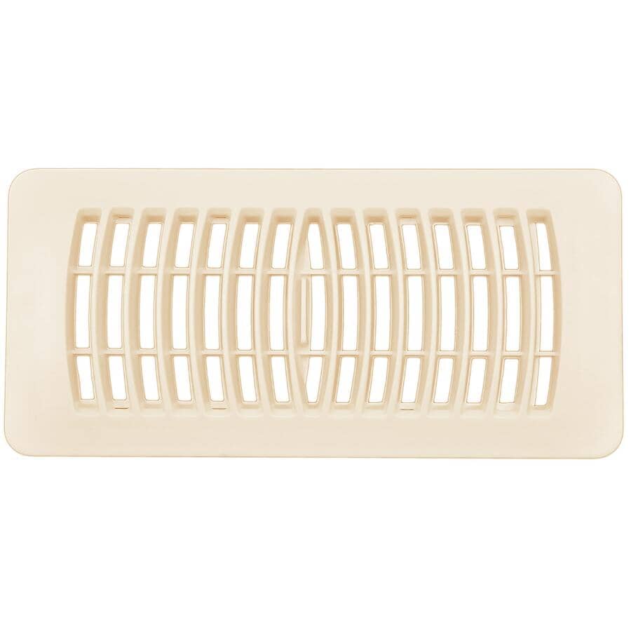 4" x 10" Almond Poly Floor Register