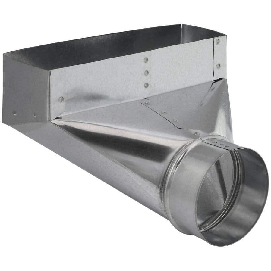 4" x 10" x 4" Angle Boot Duct